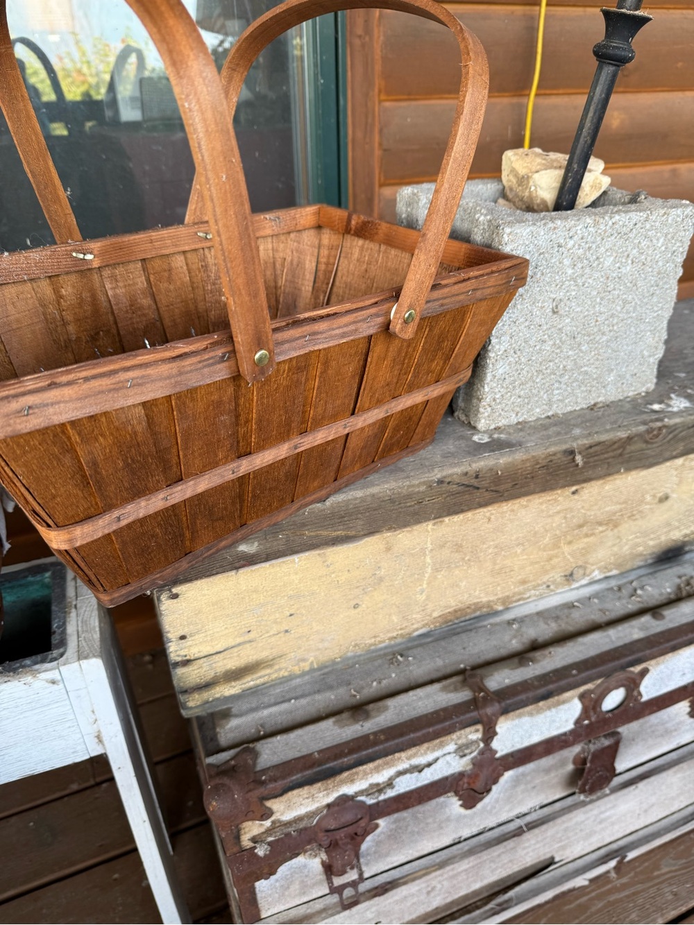Wooden baskets